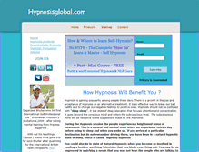 Tablet Screenshot of hypnosisglobal.com